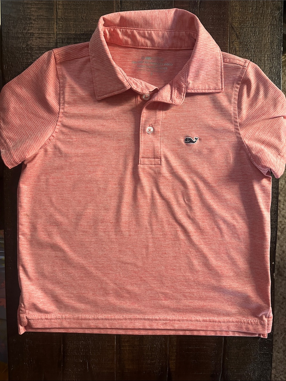 Vineyard Vines Coral Pink Heather Polo
